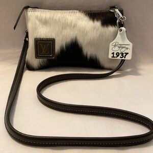 Holy Cow Couture fringeless Ranch Hand Exclusive Collection Brown/ White HOH